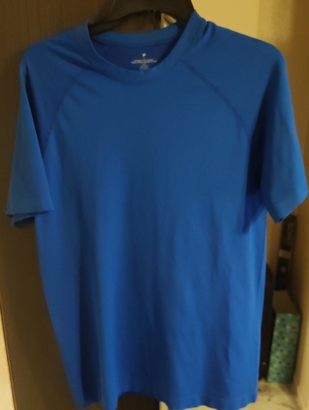 Fabletics Men's Performance Crew Neck Shirt - Blue